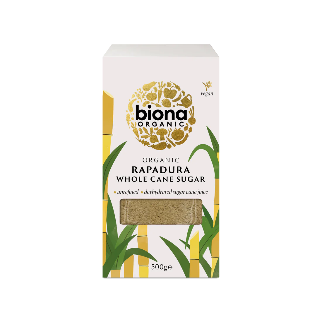 Biona Rapadura Wholecane Sugar 500g