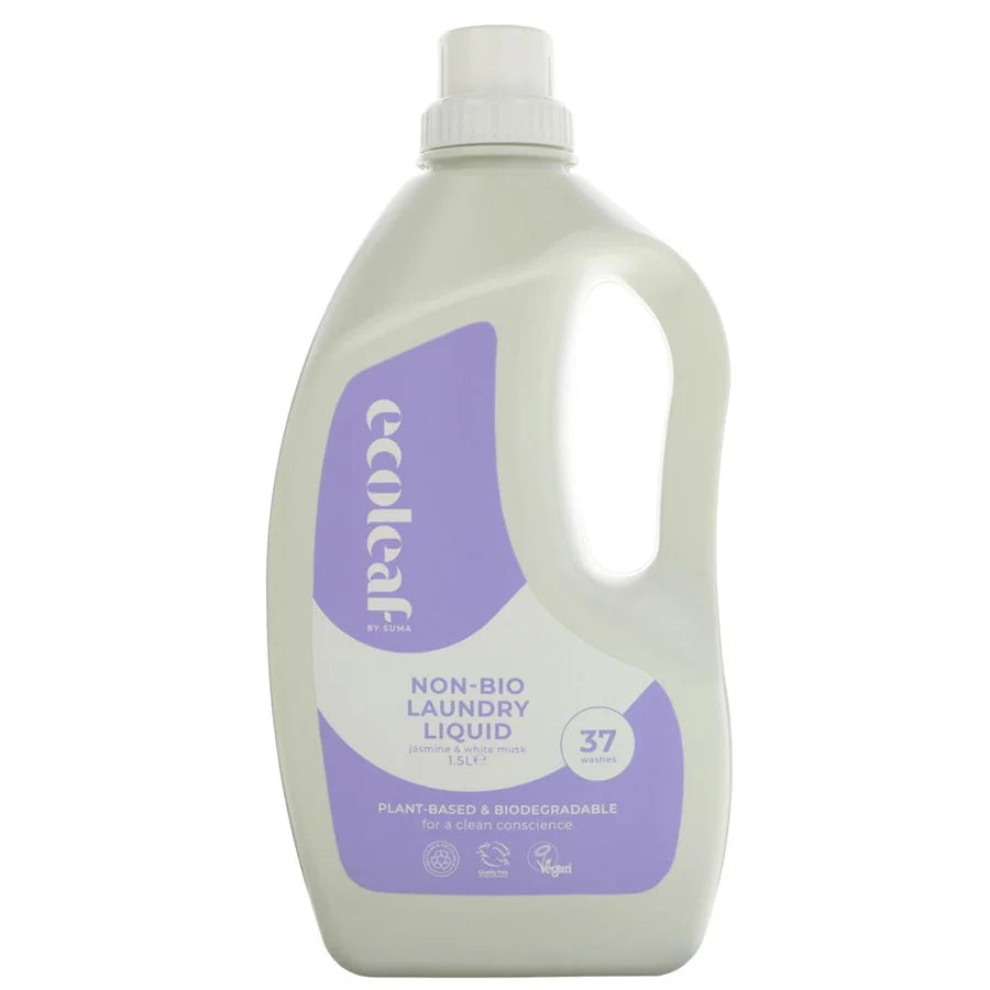 Ecoleaf Laundry Liquid Jasmine 1.5ltr