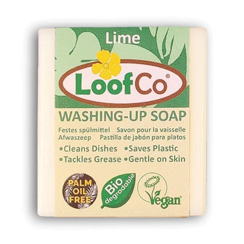 Loofco Wash Up Soap Bar Lime No Palm Oil 100g