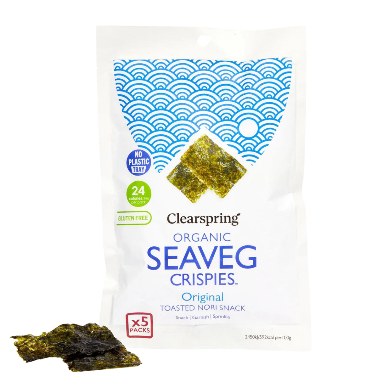Clearspring Seaveg Crispies Original 5 x 4g