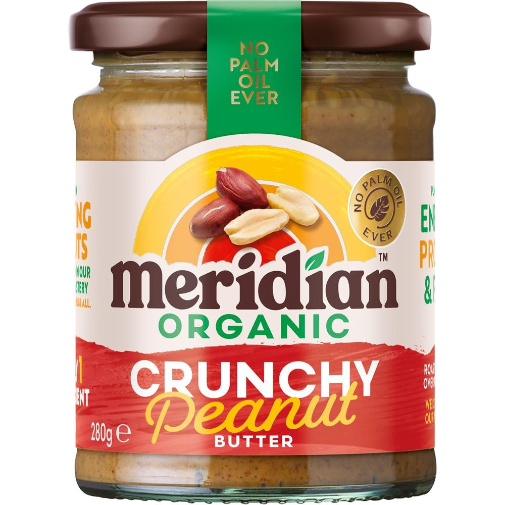 Meridian Org Peanut Butter Cr N/S 280g