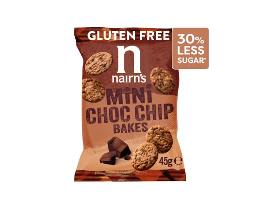 Nairns mini chocolate chip bakes 45g
