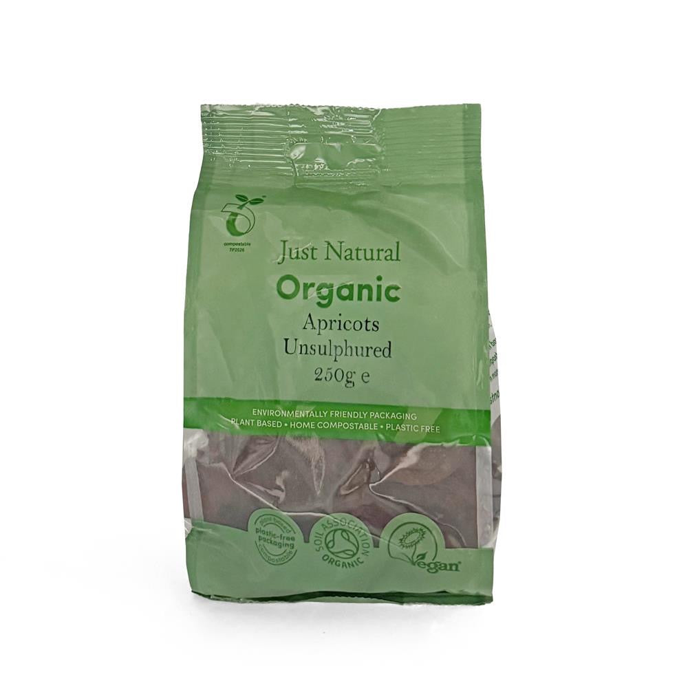 Org Apricots Un-sulphured 250g