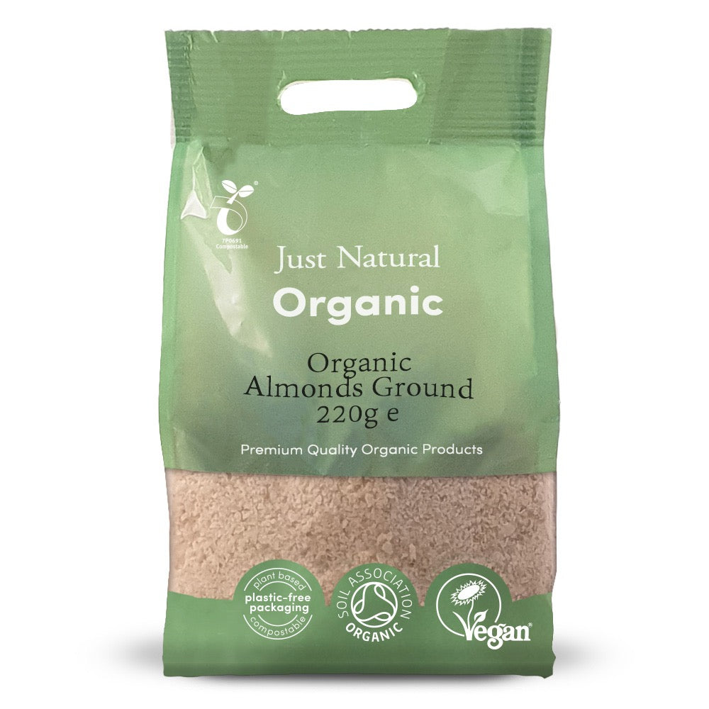 Just Natural Org Ground Almonds 220g