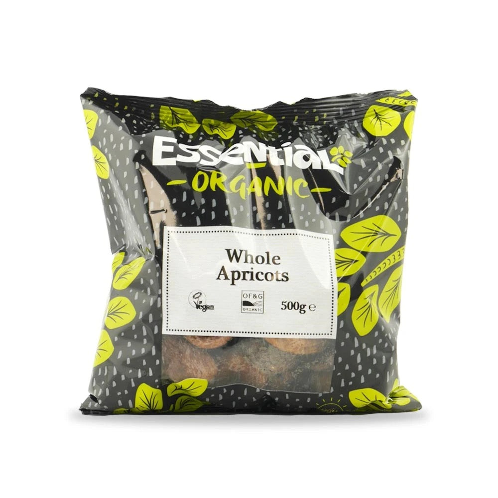 Essential Organic Whole Apricots unsulphured 500g