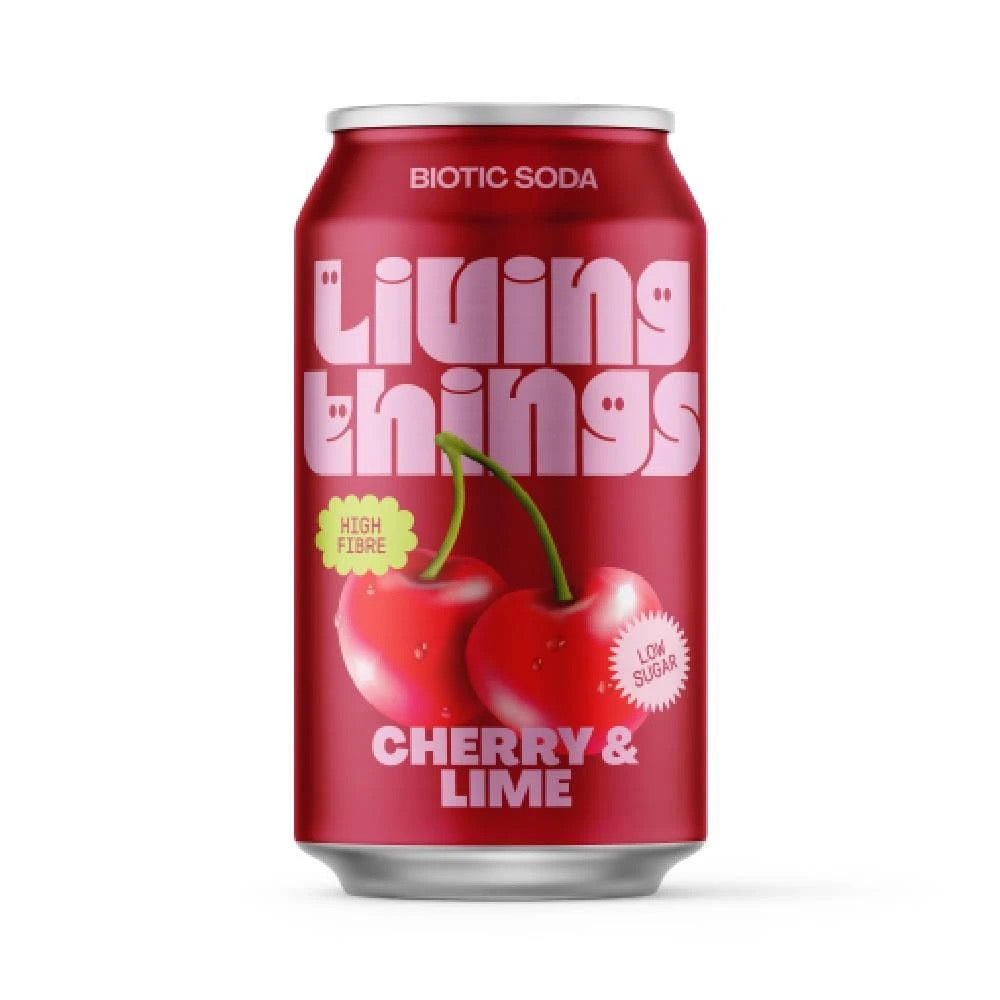 Living Things Cherry & Lime Drink 330ml