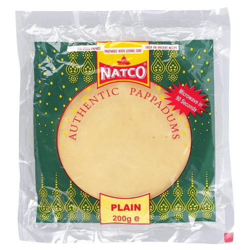 Natco Plain Pappadoms 200g