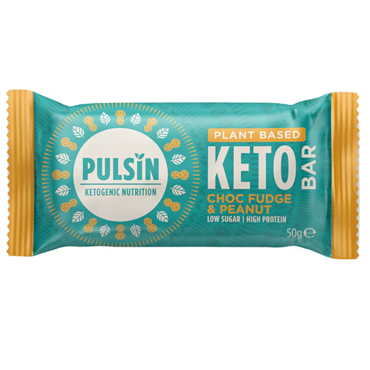 Pulsin Keto Bar Chocolate Fudge & Peanut 50g