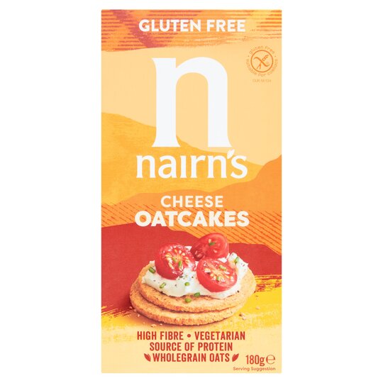 Nairns Gluten-Free Cheese Oatcakes 180g