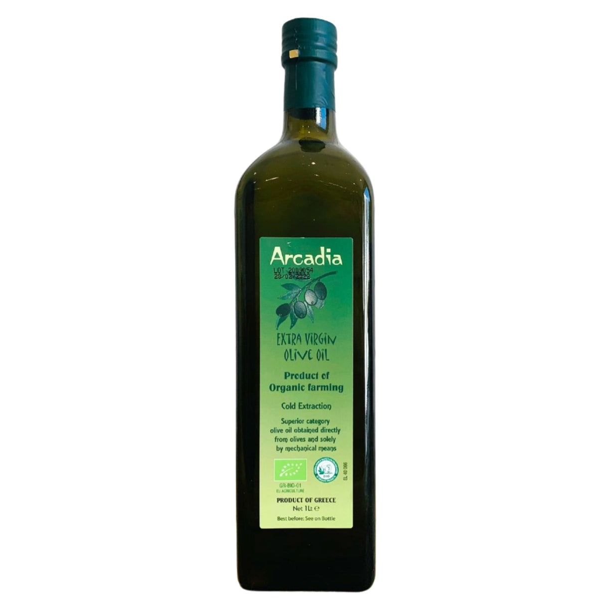 Arcadia Greek Org Extra Virgin Olive Oil 1Ltr