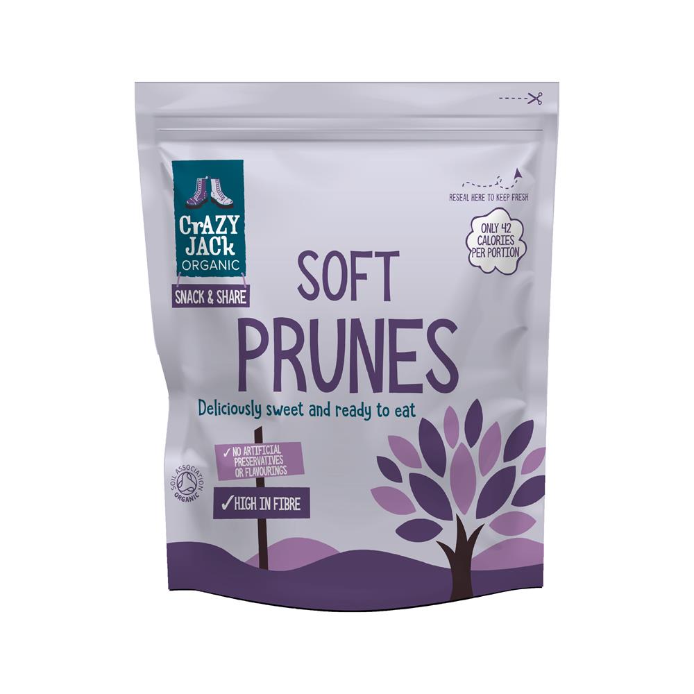 Crazy Jack Org Soft Prunes 200g