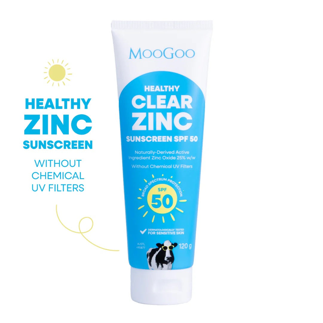 Moo Goo Healthy Clear Zinc SPF50 120g