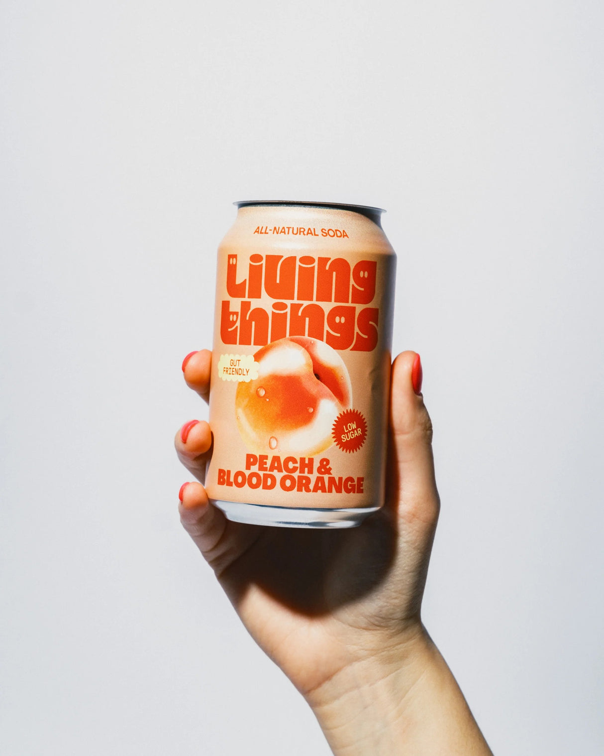 Living Things Peach & Blood Orange 330ml