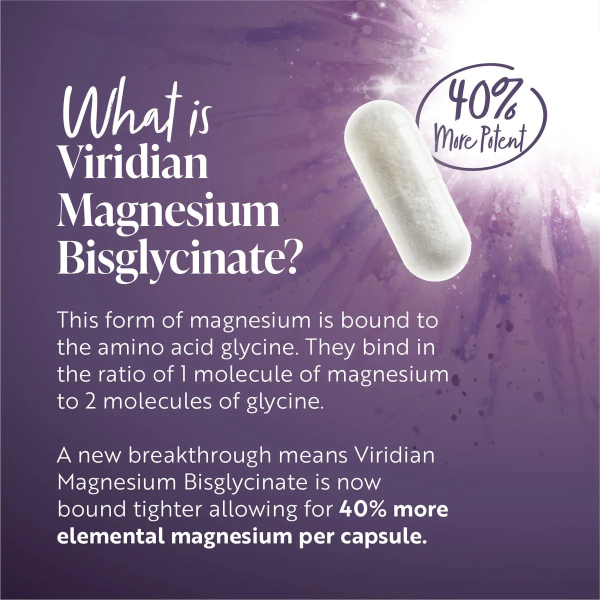 Viridian Magnesium Bisglycinate 60s