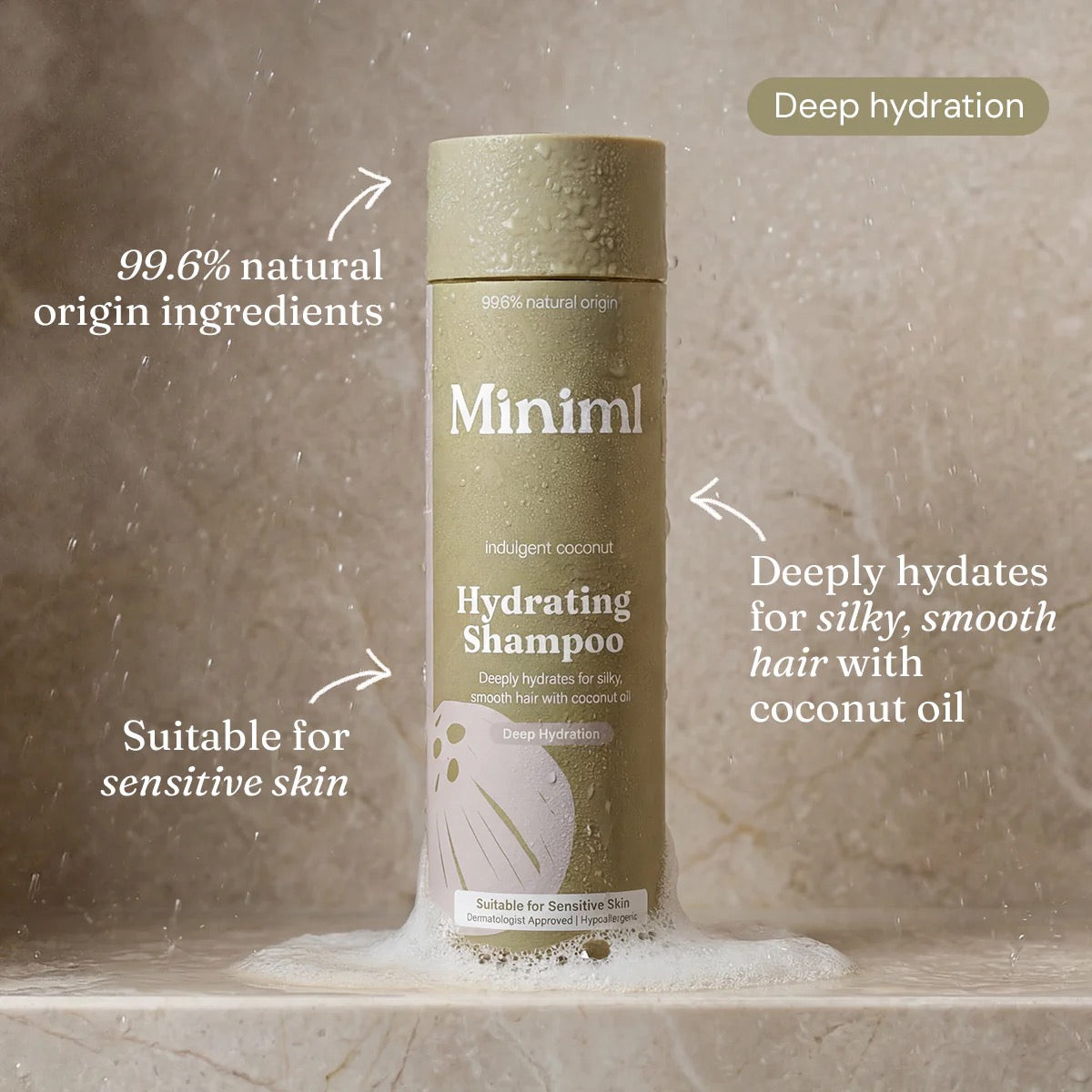 Miniml Coconut Hydrating Shampoo 400ml
