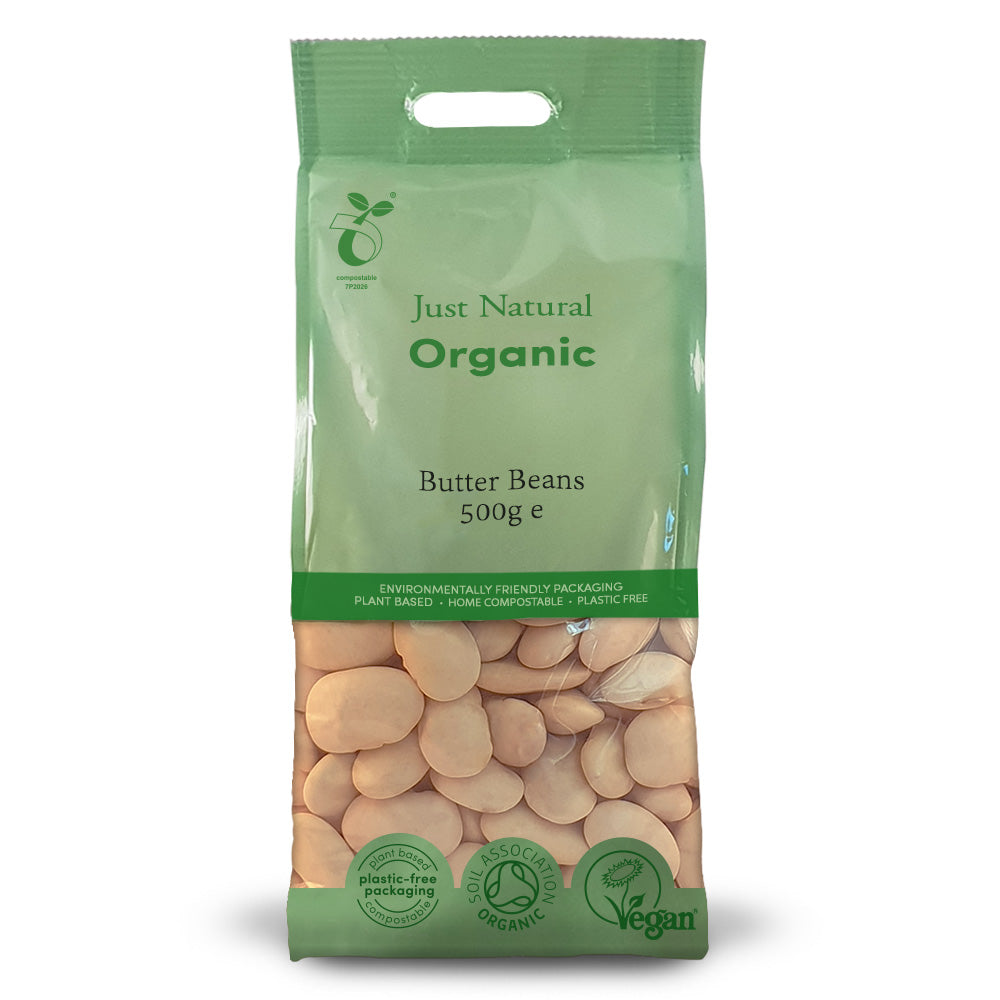 J/N Organic Butter Beans 500G