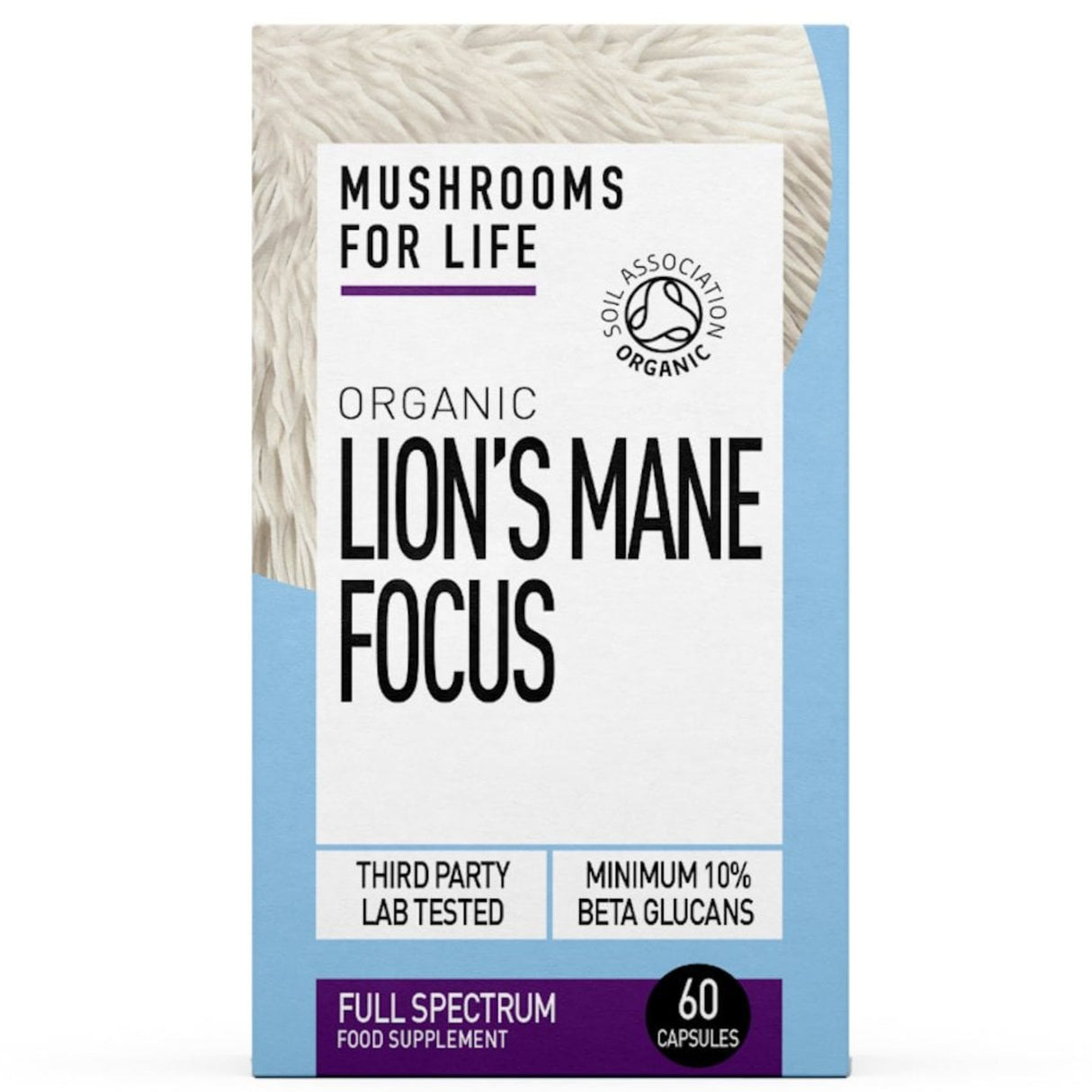 Mushrooms For Life Lions Mane Focus 60s