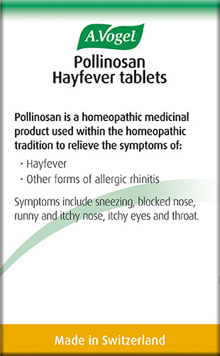 A Vogel Pollinosan Hayfever Tablets 120s